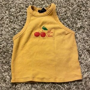 Womens high neck tank top